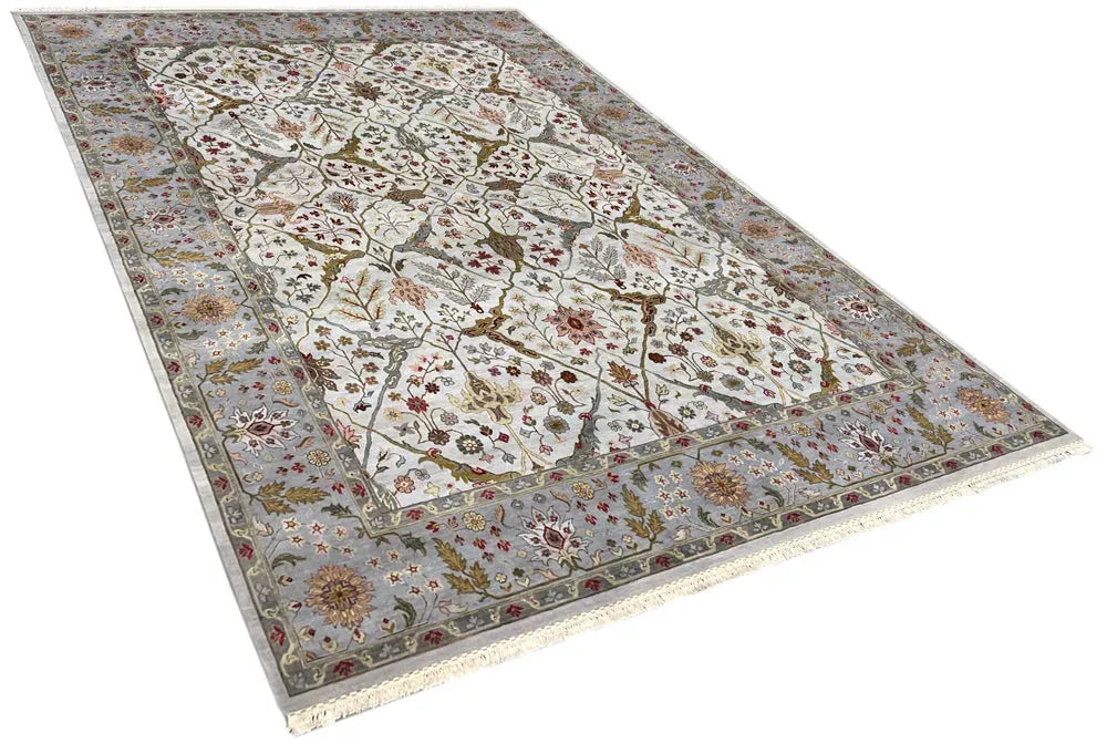 9'x12'1" Jal Mahal Mughal (s) Hand Knotted