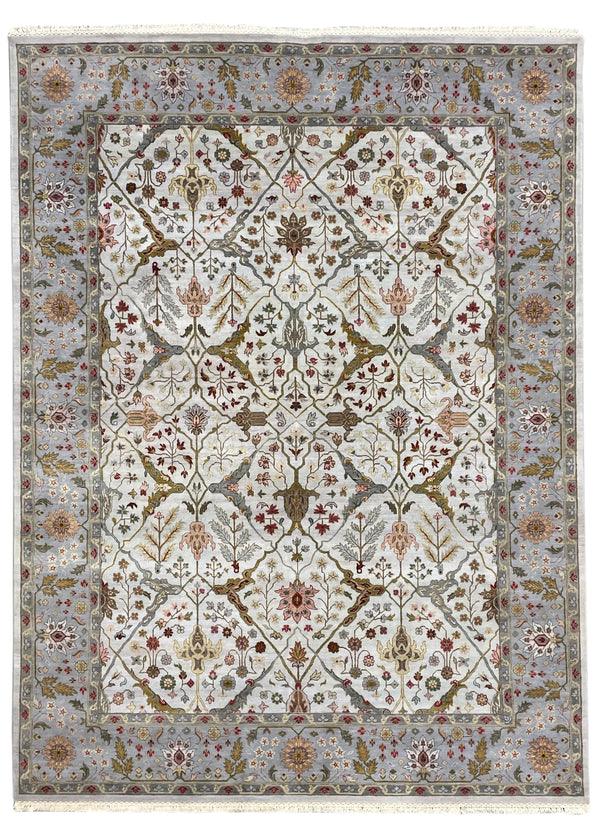 9'x12'1" Jal Mahal Mughal (s) Hand Knotted