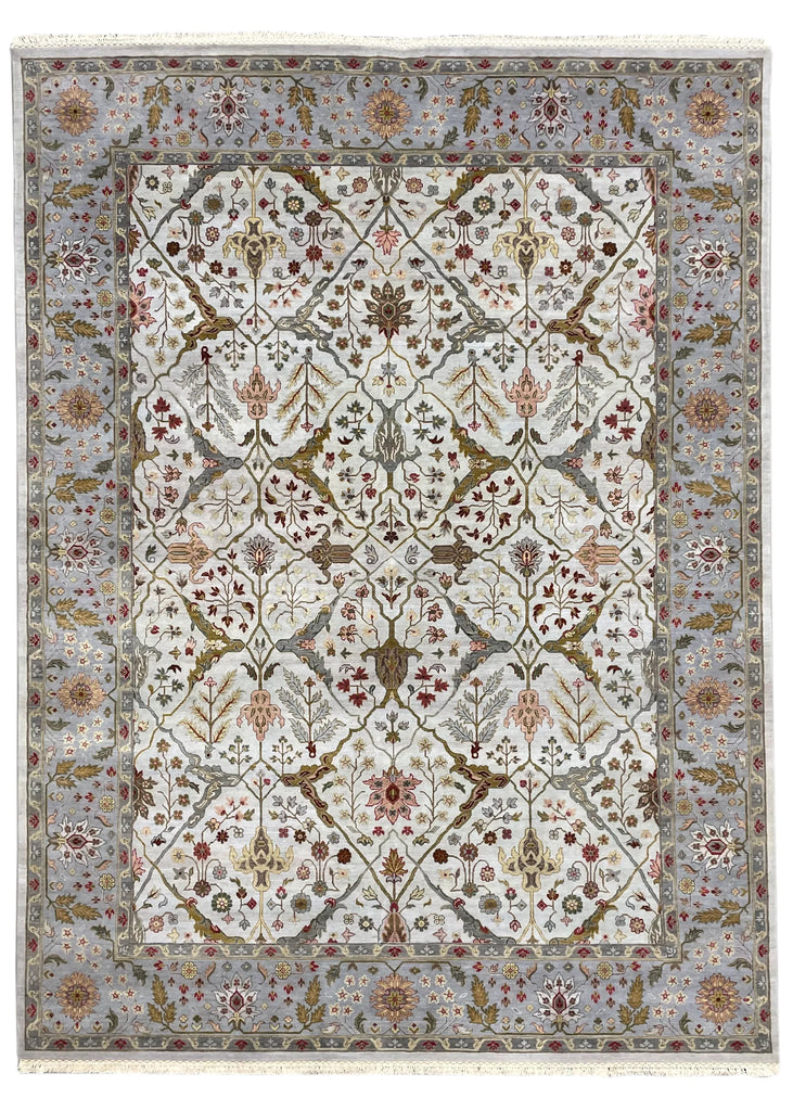 9'x12'1" Jal Mahal Mughal (s) Hand Knotted