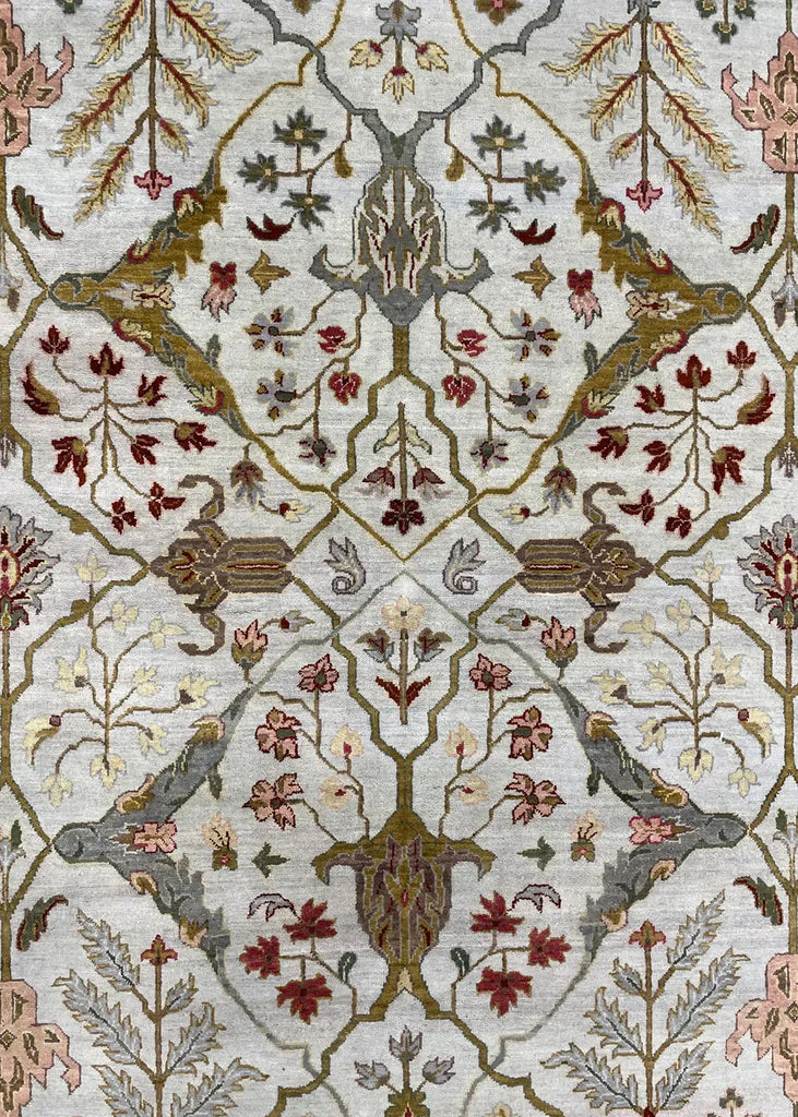 9'x12'1" Jal Mahal Mughal (s) Hand Knotted