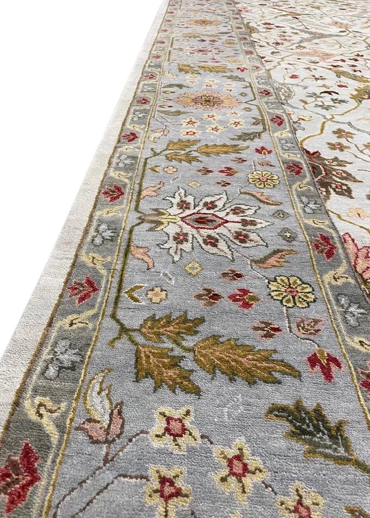 9'x12'1" Jal Mahal Mughal (s) Hand Knotted