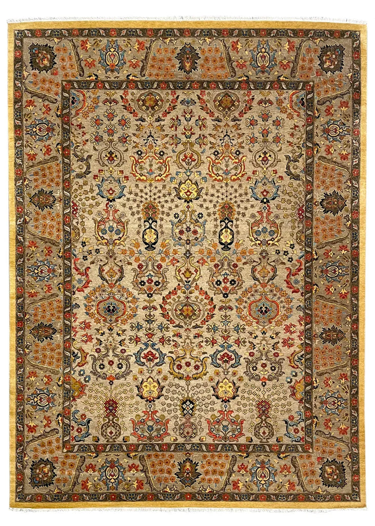9'x12'1" Mashad (s) Hand Knotted