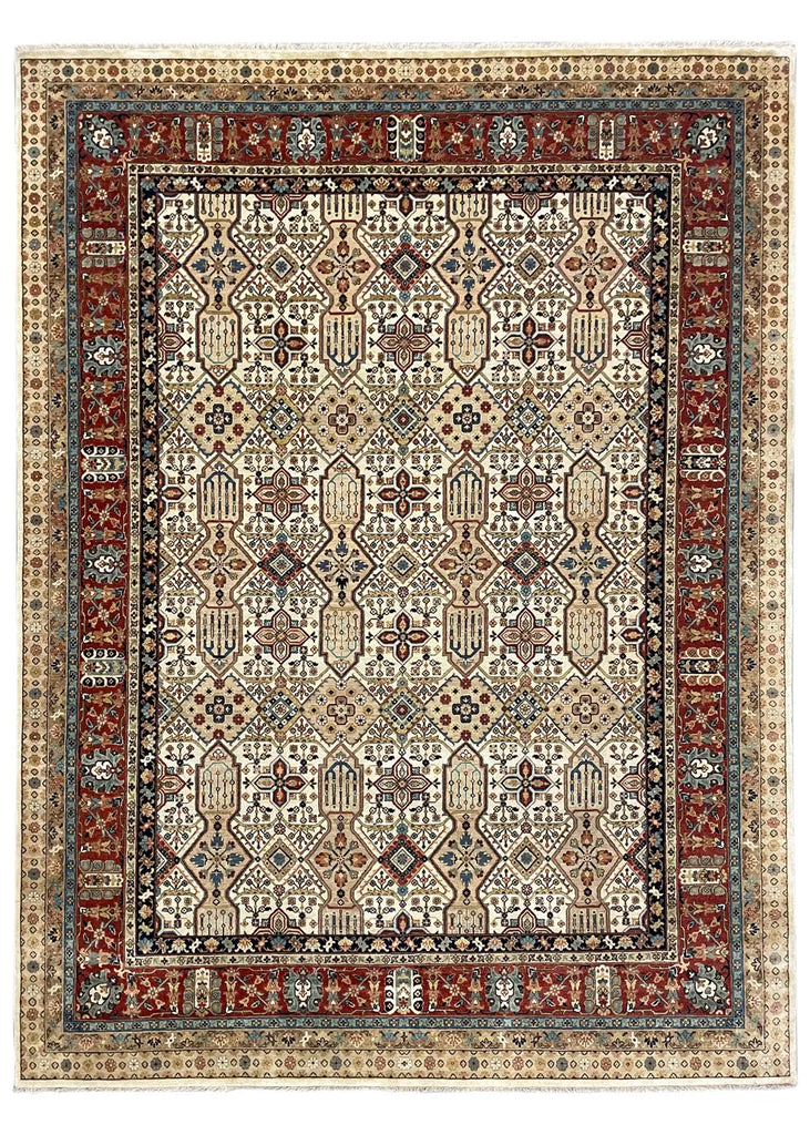 9'x12'1" Tabriz Hand Knotted