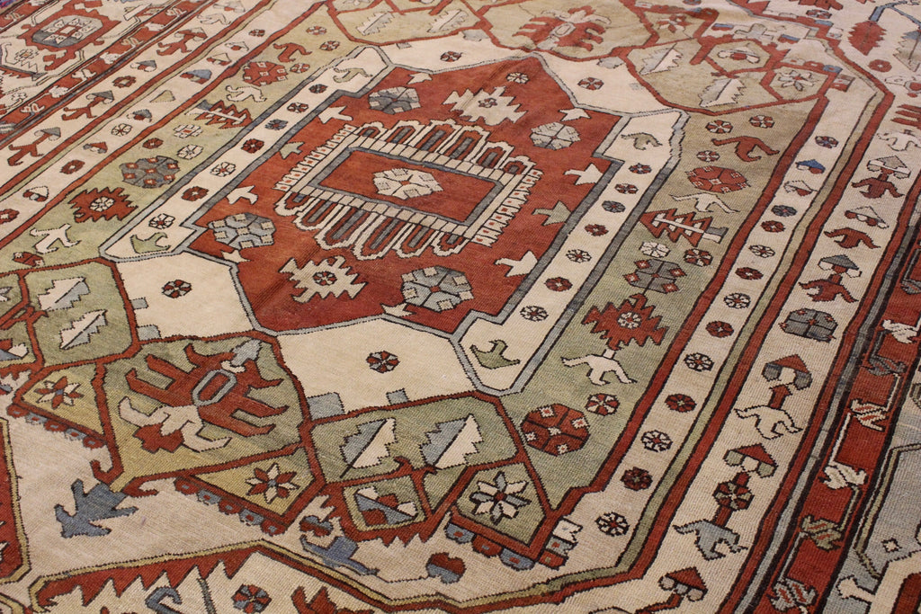 9'x12'3" Karaja Serapi Hand Knotted