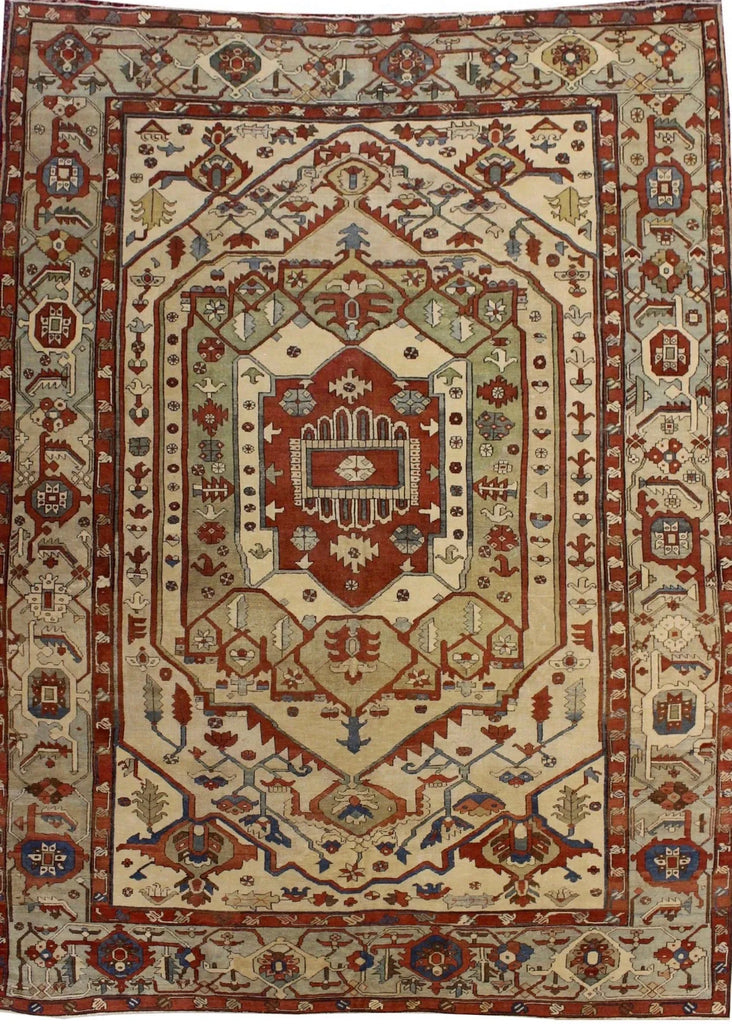 9'x12'3" Karaja Serapi Hand Knotted