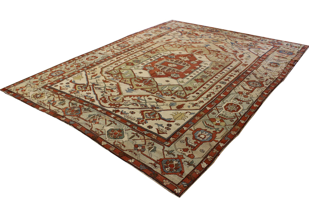 9'x12'3" Karaja Serapi Hand Knotted