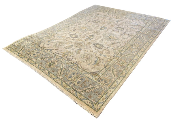 9x12'8" Oushak (s) Hand Knotted