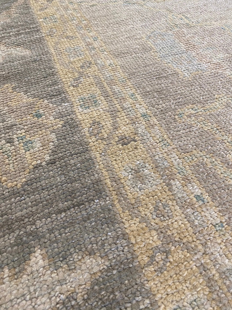 9x12'8" Oushak (s) Hand Knotted