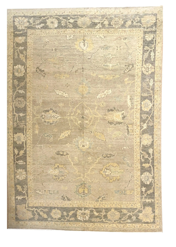 9x12'8" Oushak (s) Hand Knotted