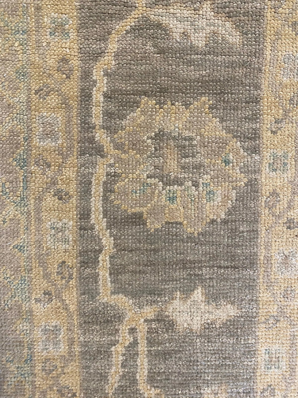 9x12'8" Oushak (s) Hand Knotted