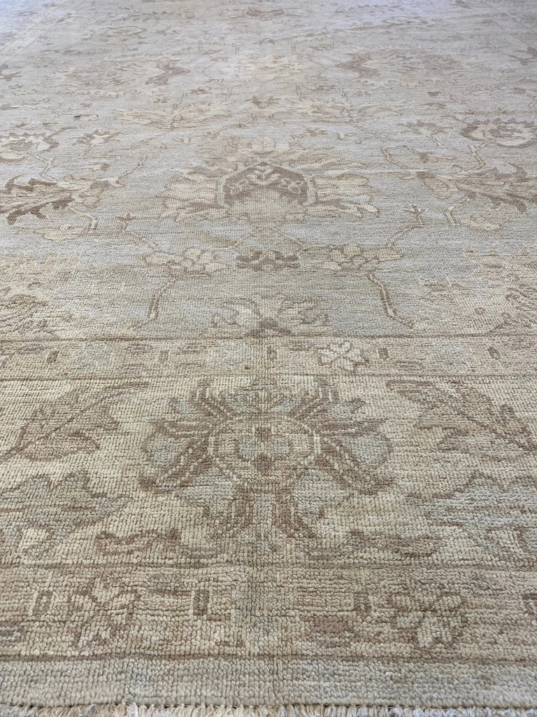 9x12'8" Oushak (s) Hand Knotted