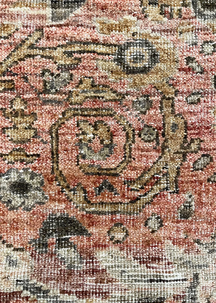 9'x12' Farahan "Distressed" Hand Knotted