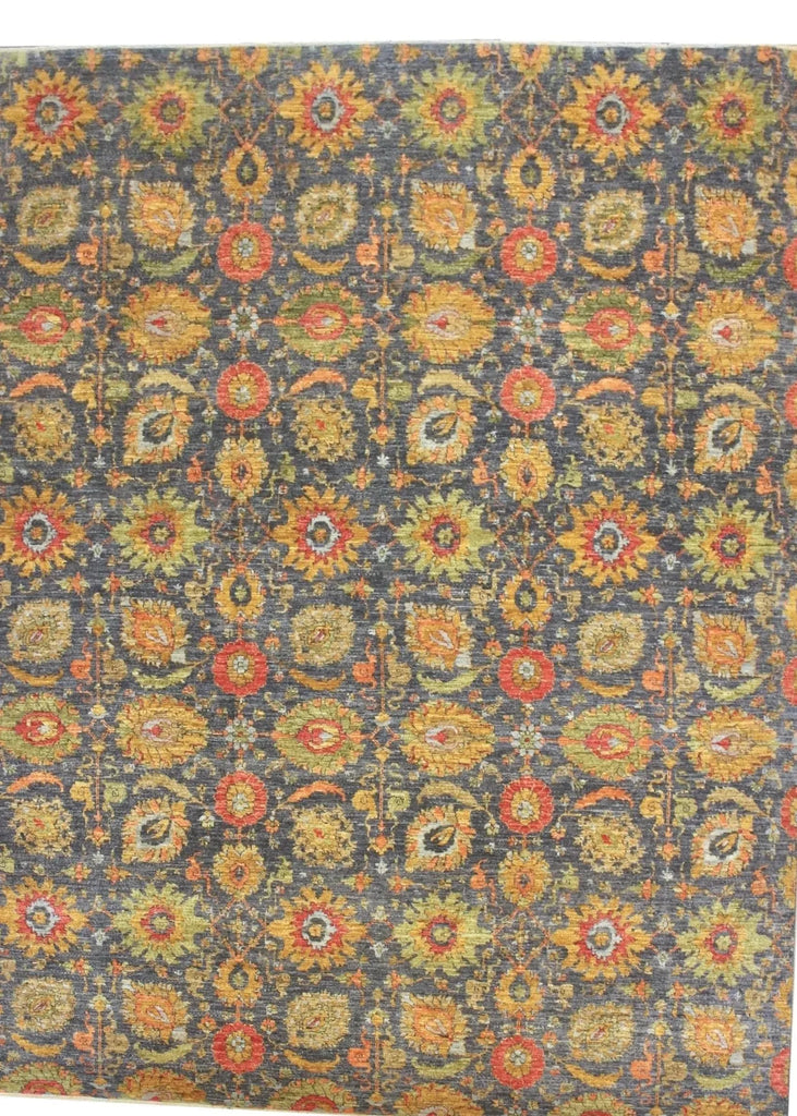9x12 Nasturtium (s) Hand Knotted