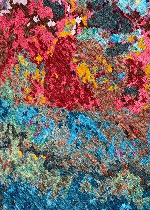 Atlantis Aqua Hand Knotted