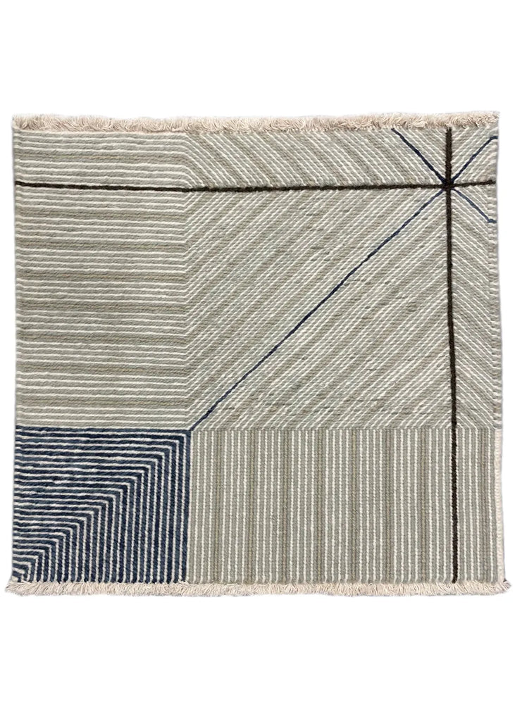 Aztec Celadon Hand Knotted