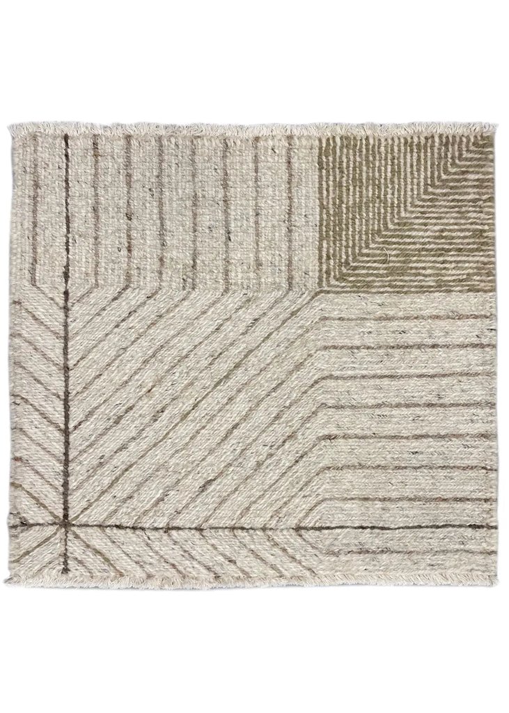 Aztec Celadon Hand Knotted