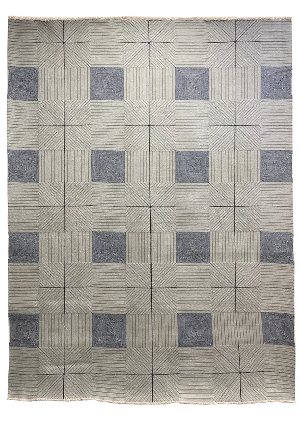 Aztec Celadon Hand Knotted