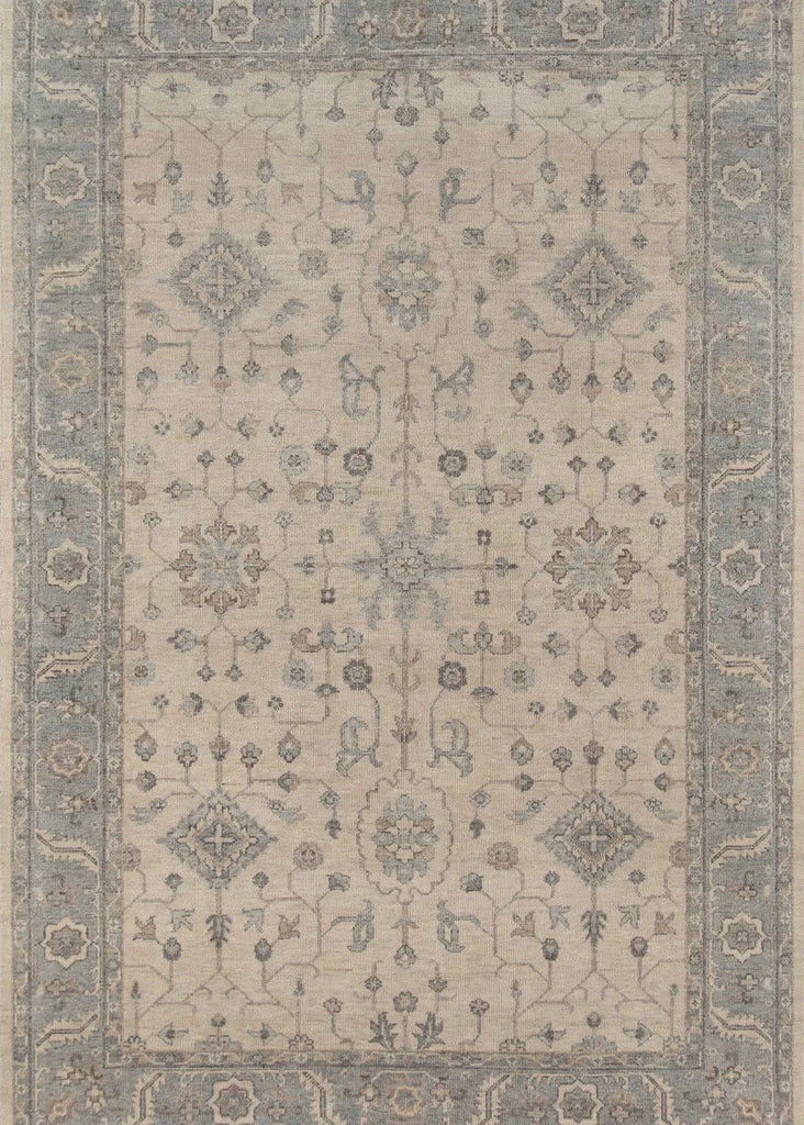 Banaras Beige Hand Knotted
