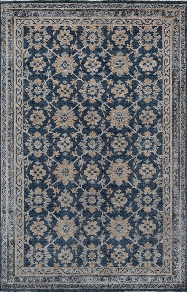 Banaras Blue Hand Knotted