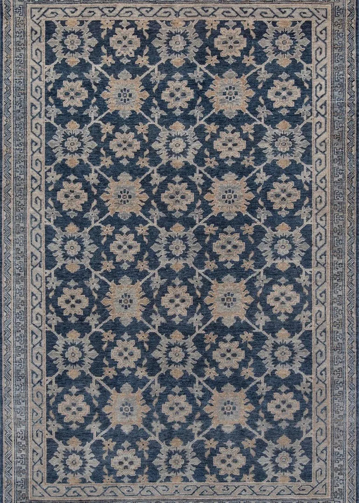 Banaras Blue Hand Knotted