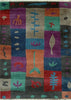 Block Print Hand Knotted