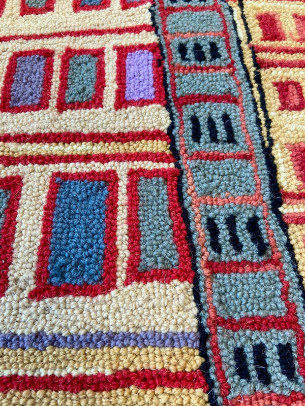 Bloomer City hand hooked