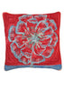 Bloomer Garden Pillow hand hooked
