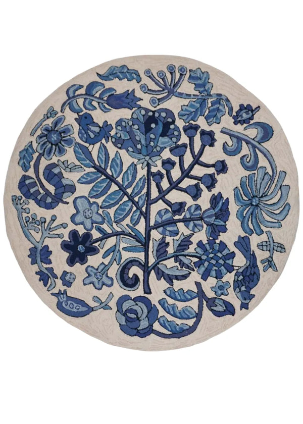 Bloomer Morning hand hooked