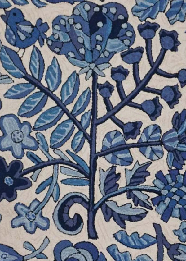 Bloomer Morning hand hooked