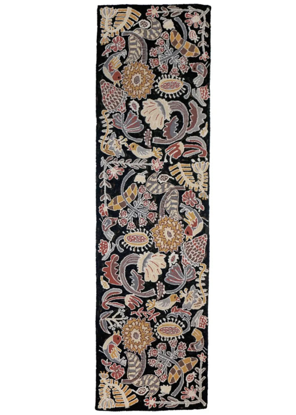 Bloomer Night hand hooked