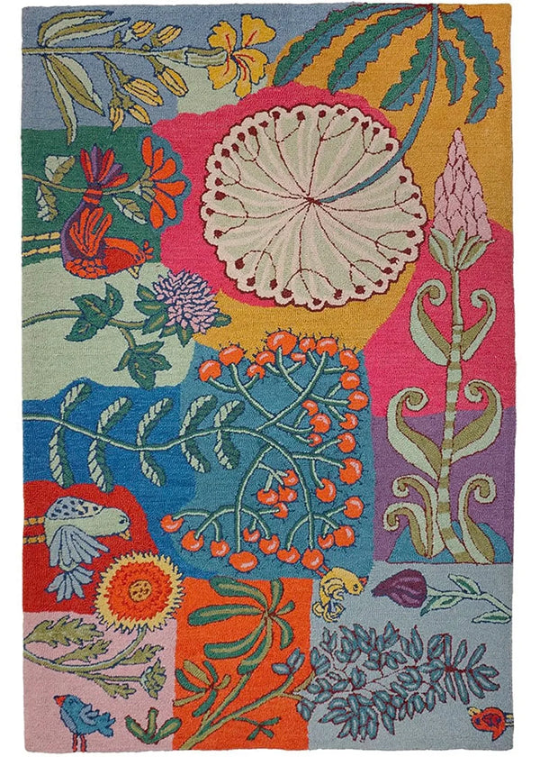 Bloomer Wild hand hooked