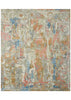 Blue Poles Hand Knotted