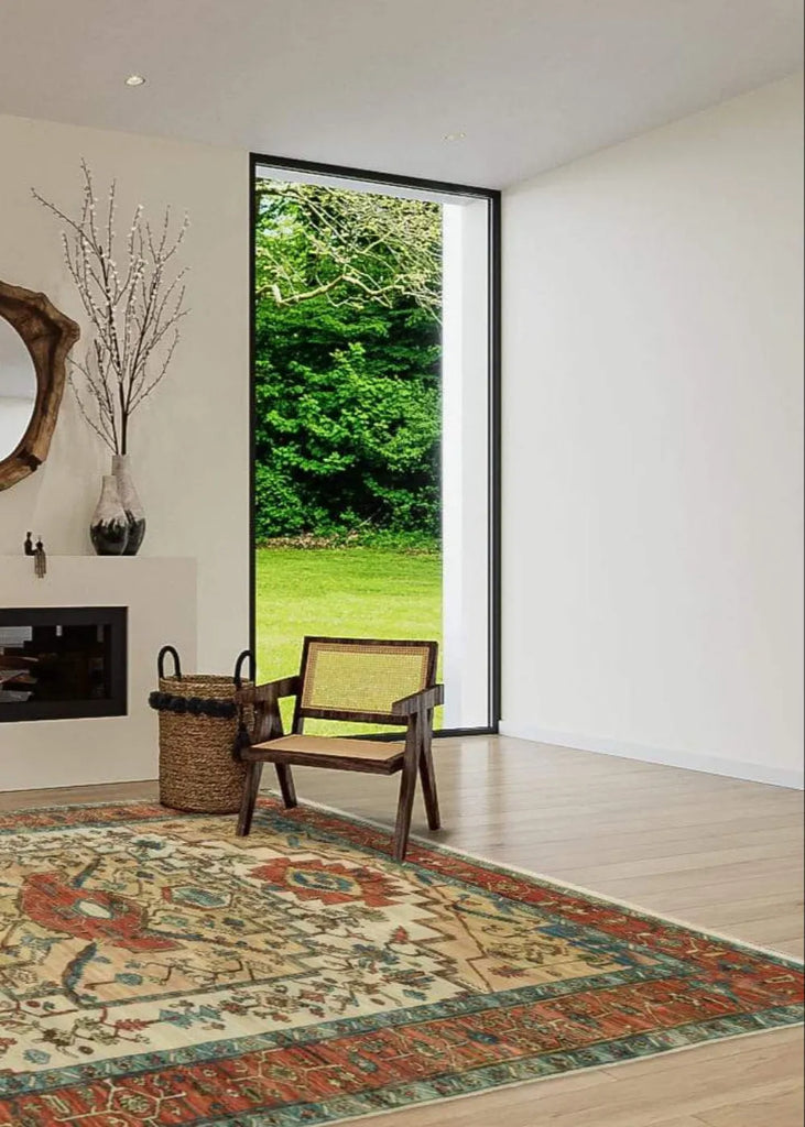 Classic Heriz 4 Hand Knotted