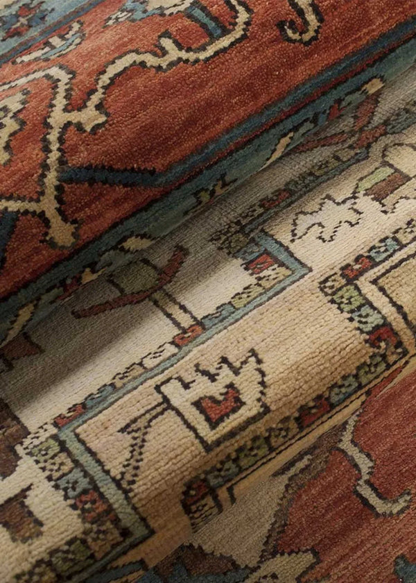 Classic Heriz 4 Hand Knotted