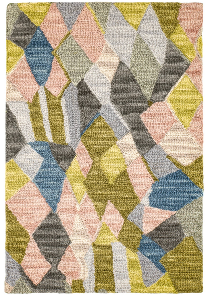 Deer Leap hand hooked