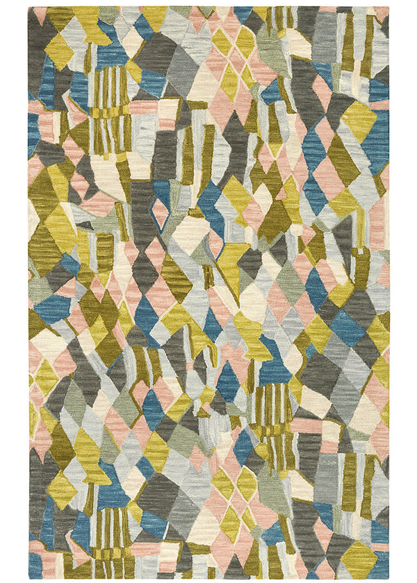 Deer Leap hand hooked