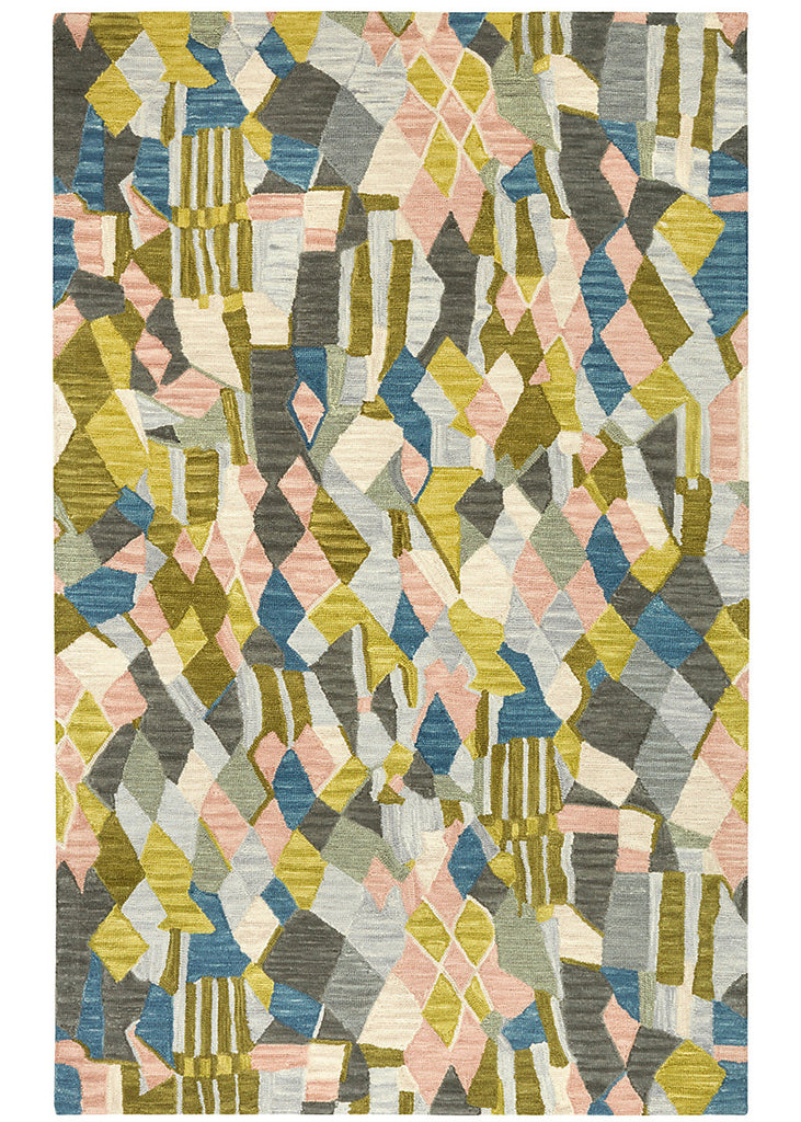 Deer Leap hand hooked