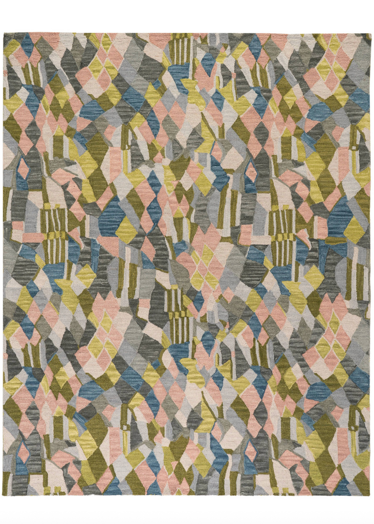 Deer Leap hand hooked