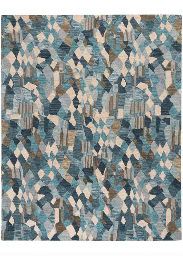 Deer Leap hand hooked