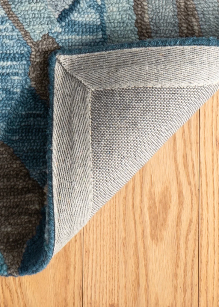 Deer Leap hand hooked