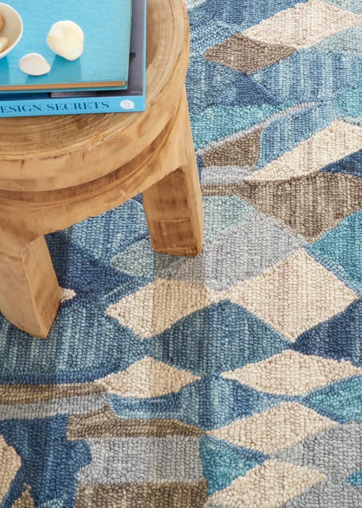 Deer Leap hand hooked