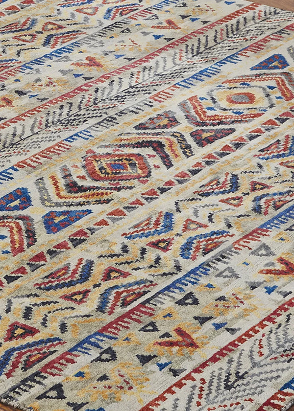 Desert Stripe Hand Knotted