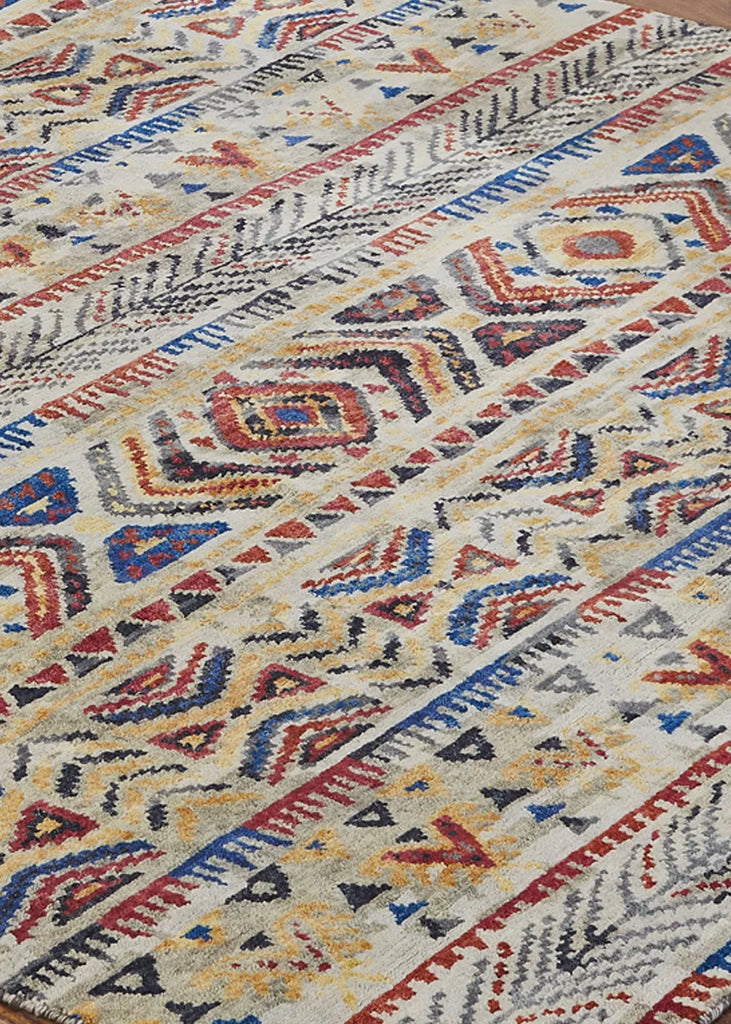 Desert Stripe Hand Knotted