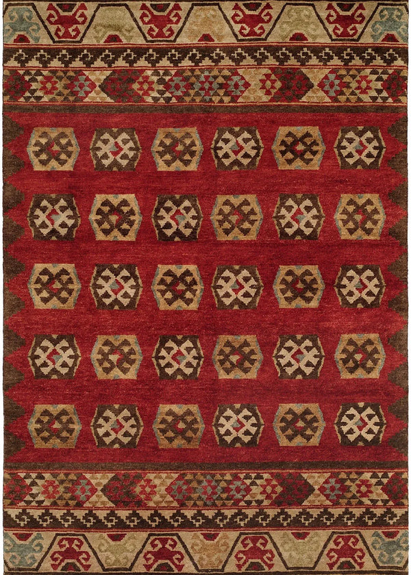 Desert Tile Hand Knotted