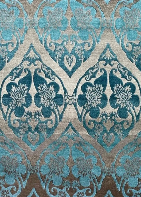 Garden Lattice Hand Knotted