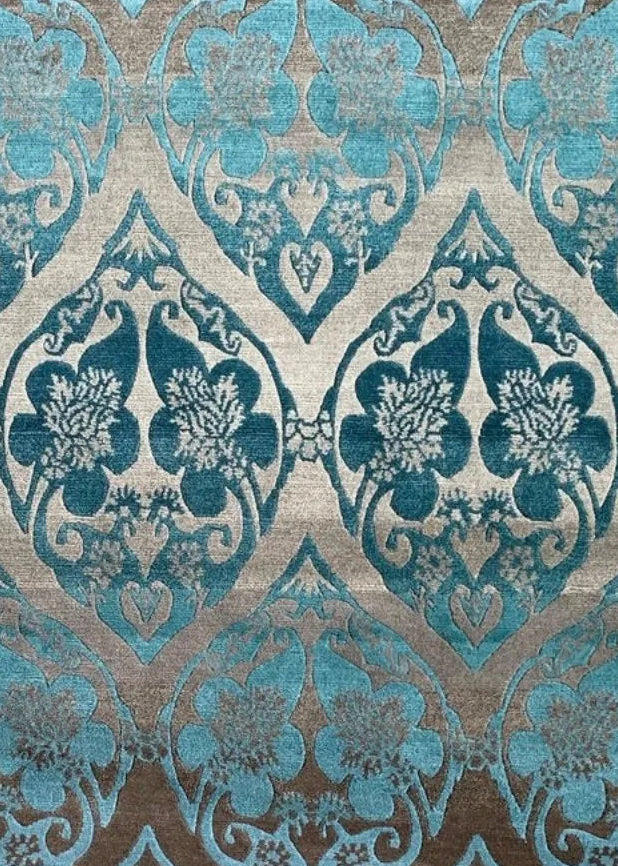 Garden Lattice Hand Knotted