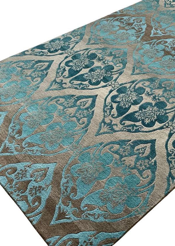 Garden Lattice Hand Knotted