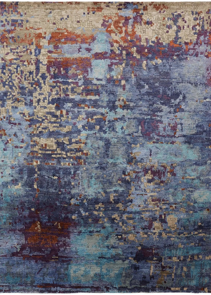 Gibbous Hand Knotted
