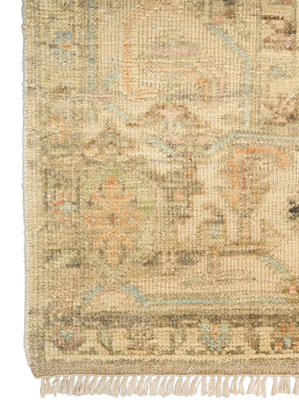 Heritage Vine Beige Hand Knotted
