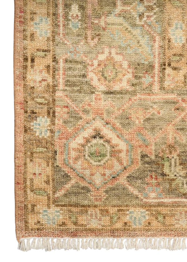 Heritage Vine Rust Hand Knotted